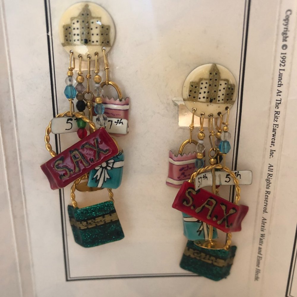 Vintage Lunch at the Ritz Earrings